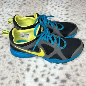 Nike In Season TR 2 Womens Size 7 Black Blue Lime  Training Shoes